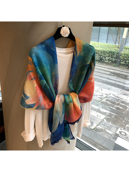 Scarvii - Elegant Printed Long Scarf Wrap