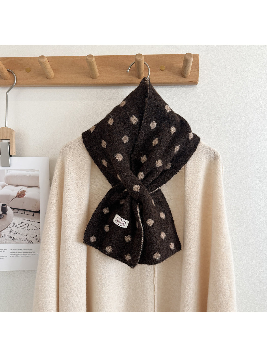 Scarvii - Polka Dot Narrow Scarf