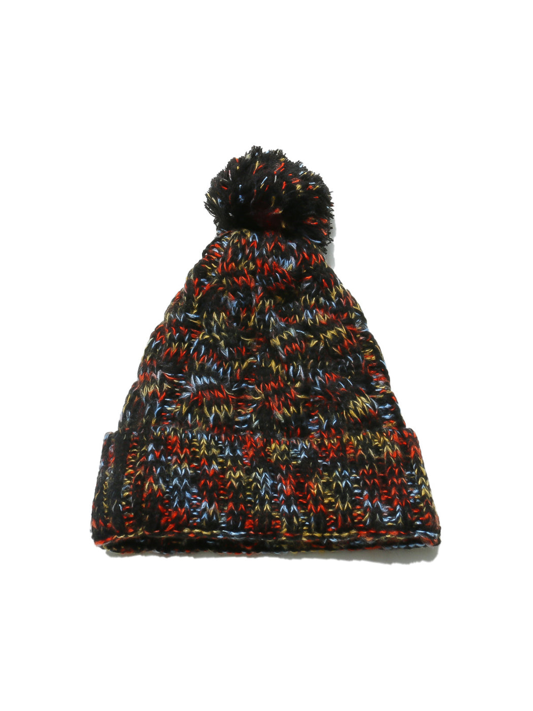Haila Colorful Knit Pom Pom Beanie