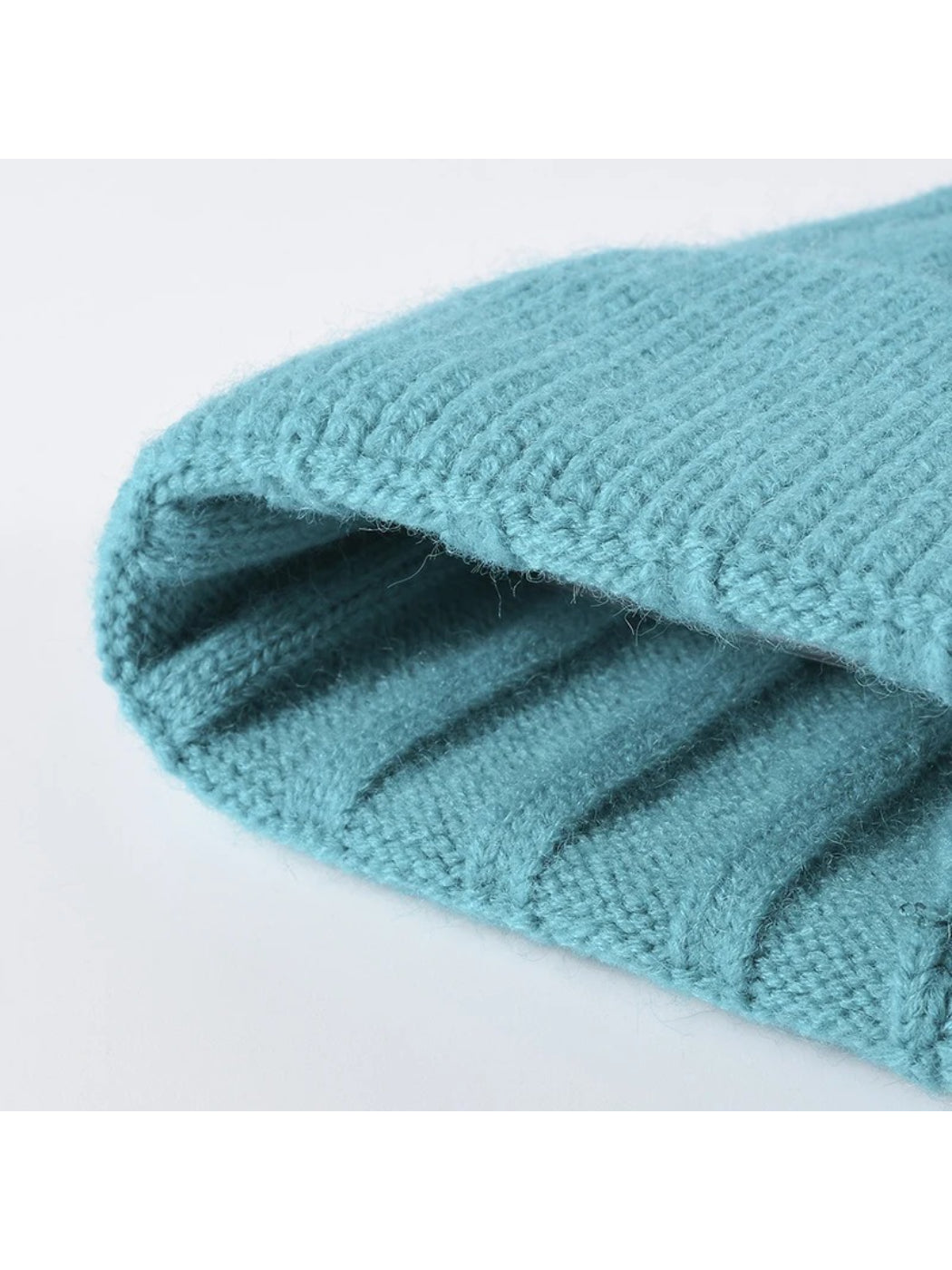 Haila - Wide Rib Cuffed Knit Beanie