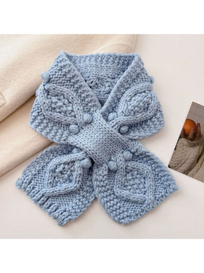 Scarvii - Warm Knit Bow Scarf