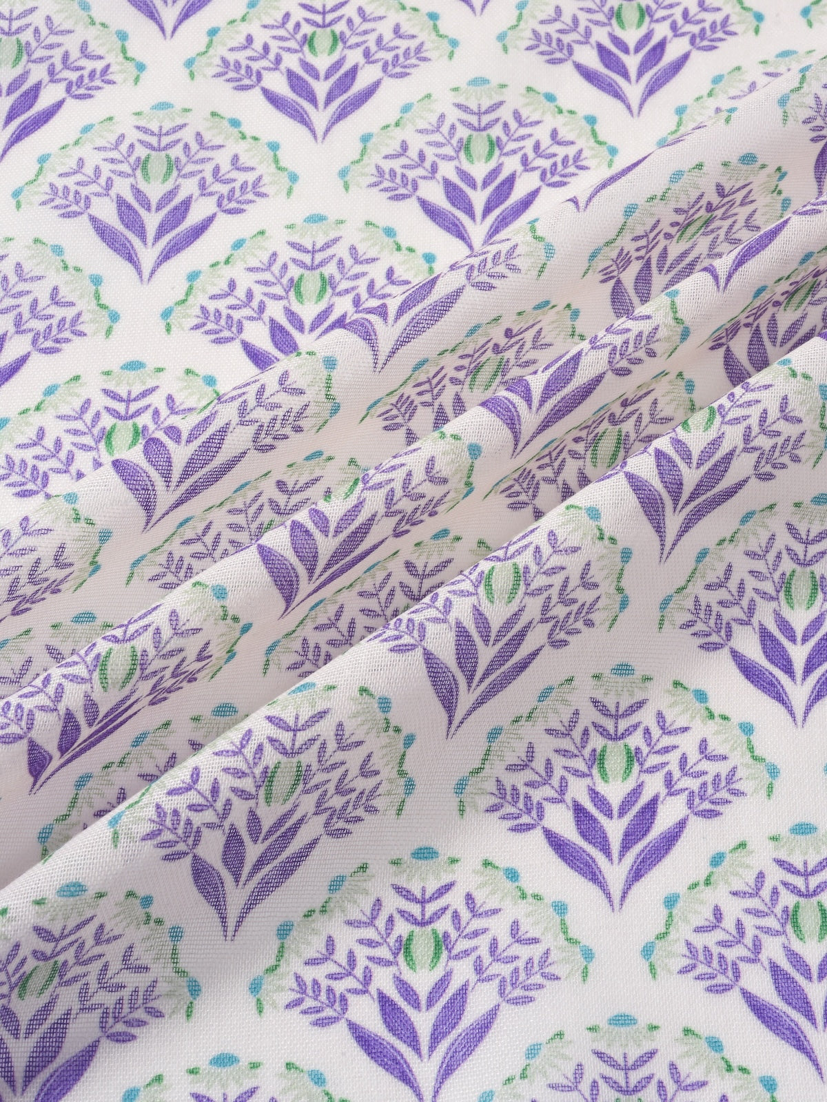 Scarvii - Vintage Classic Floral Print Square Scarf Bandana