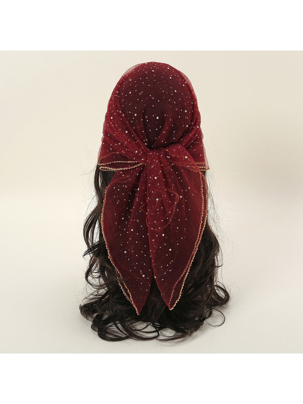Scarvii - Sparkle Dot Fashion Square Scarf