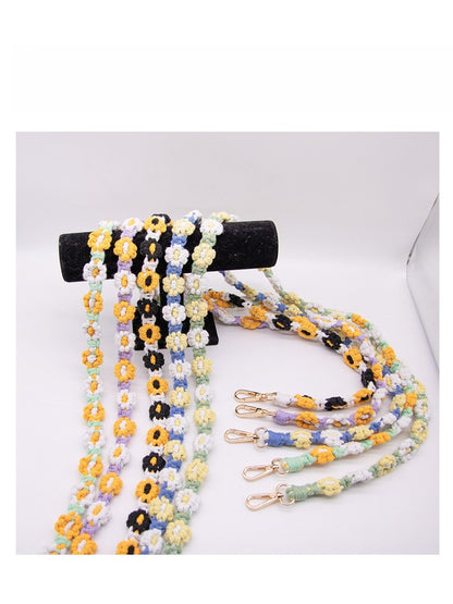Koco Crochet Daisy Phone Lanyard & Keychain for gift accessory