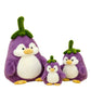 Kawai - Purple Penguin Plush Toy - Cozy & Sweet