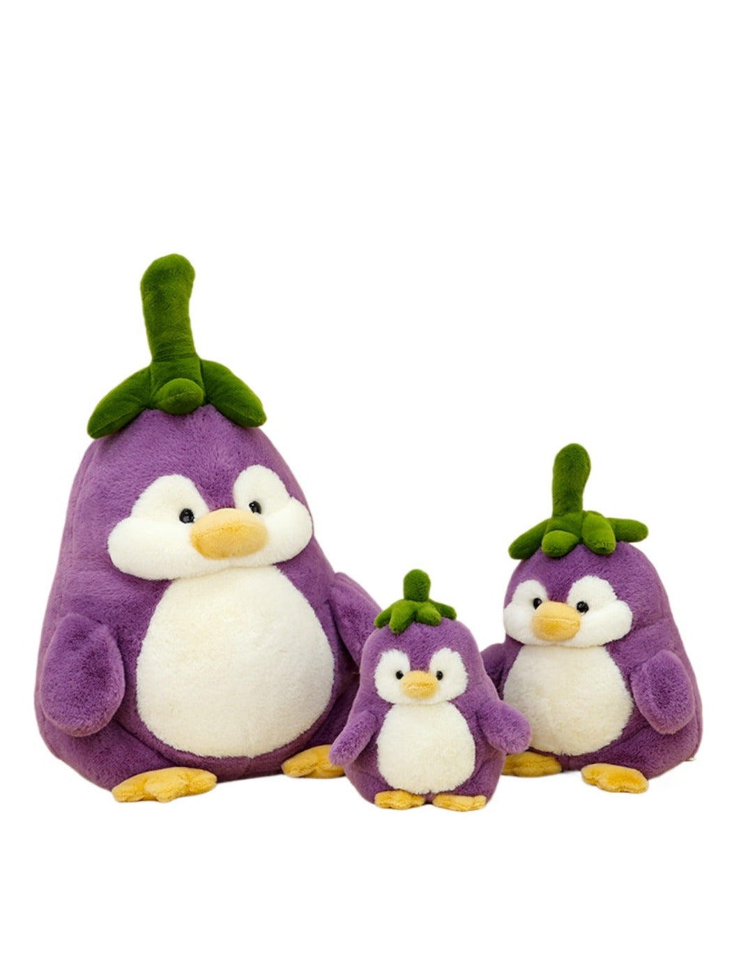 Kawai - Purple Penguin Plush Toy - Cozy & Sweet