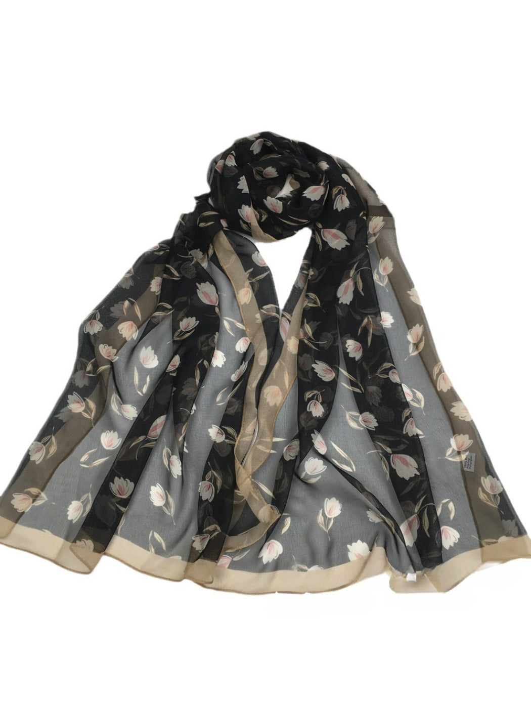 Scarvii - Flower Print Scarf & Shawl