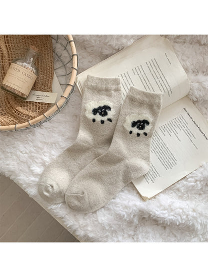 Rufia - Cozy Cute Lambs Women's Socks