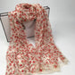 Scarvii - Women's Floral Patterned Scarf - Versatile & Stylish