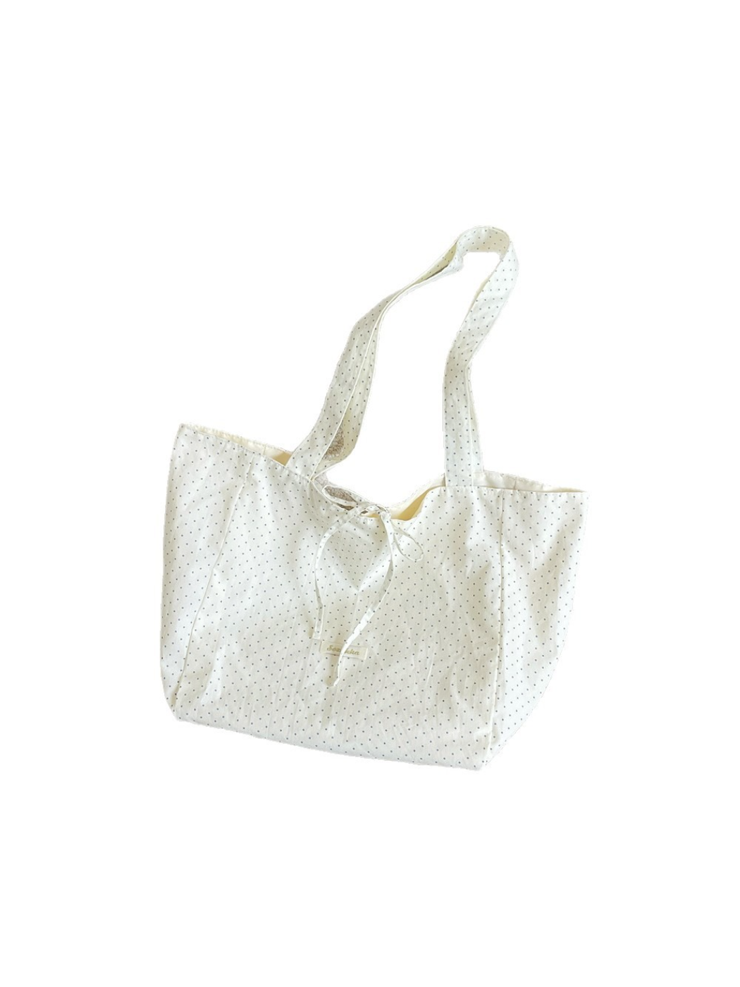 Cosbai - Polka Dot Bow Shoulder Tote