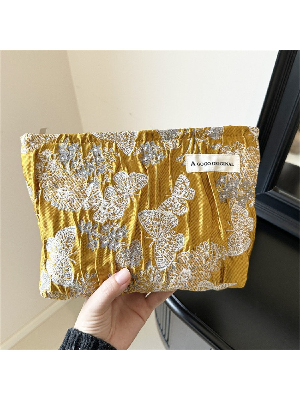 Cosbai Butterfly Floral Cosmetic Bag product image