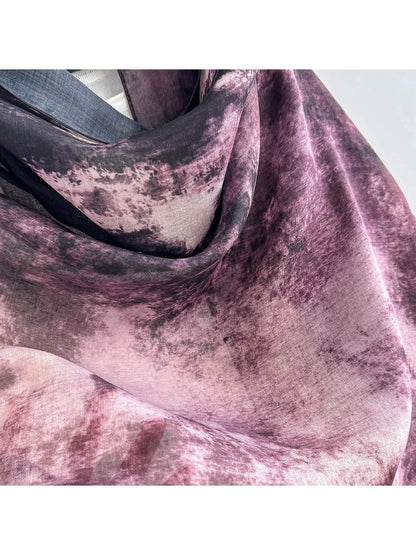 Scarvii - Bohemian Floral Print Summer Wrap Scarf