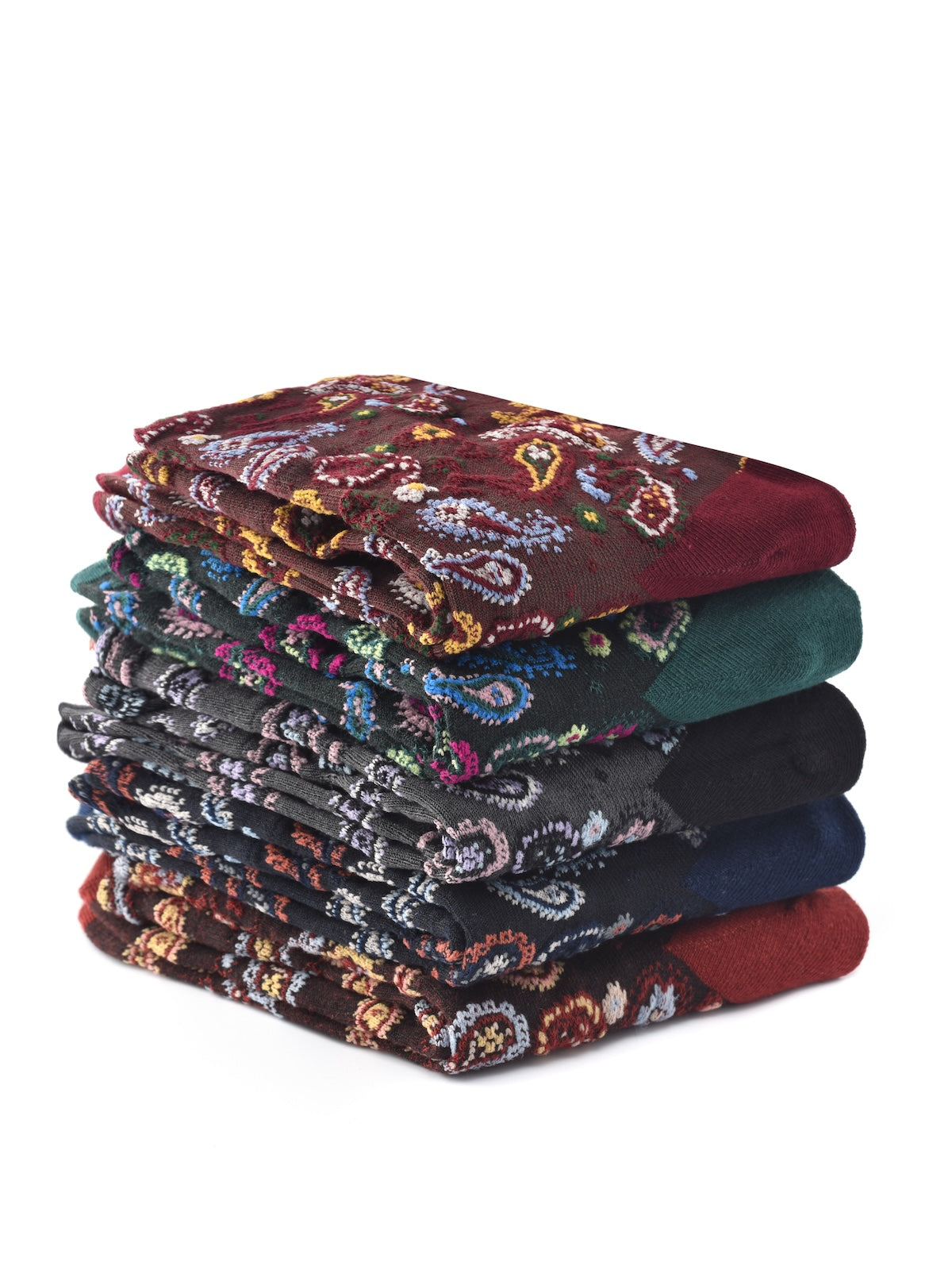Rufia – Capsule Paisley Pattern Crew Socks