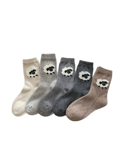 Rufia - Cozy Cute Lambs Women's Socks