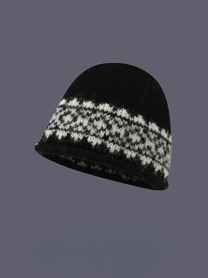 Haila – Vintage Jacquard Earflap Beanie