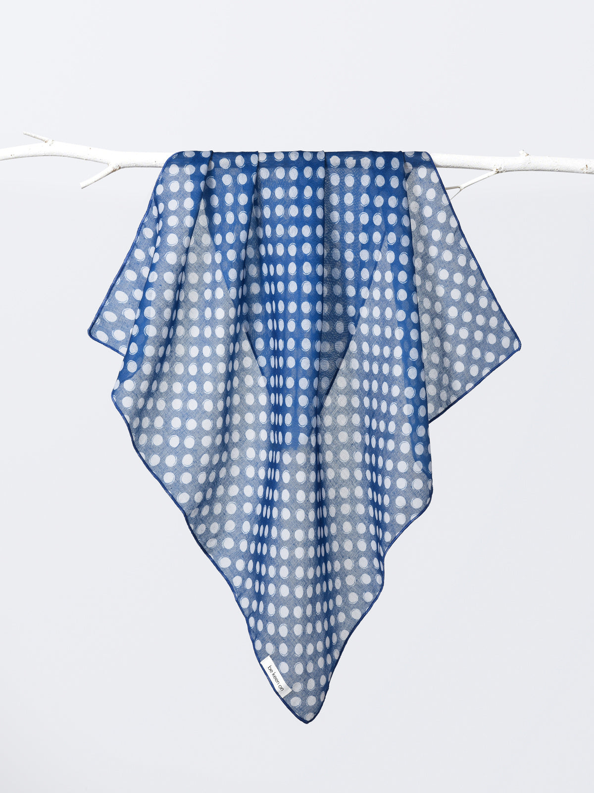 Scarvii - Lightweight Polka Dot Square Scarf