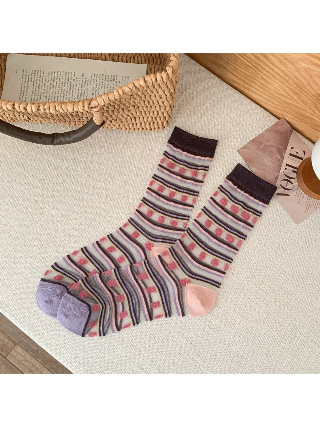 Rufia - Vintage Floral Crew Socks product image 6