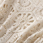 Crosa - Crochet Hollow Out Cardigan for Women