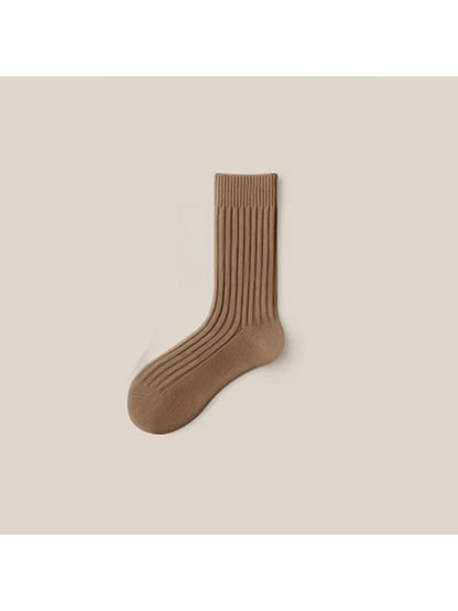 Rufia - Solid Color Everyday Crew Socks