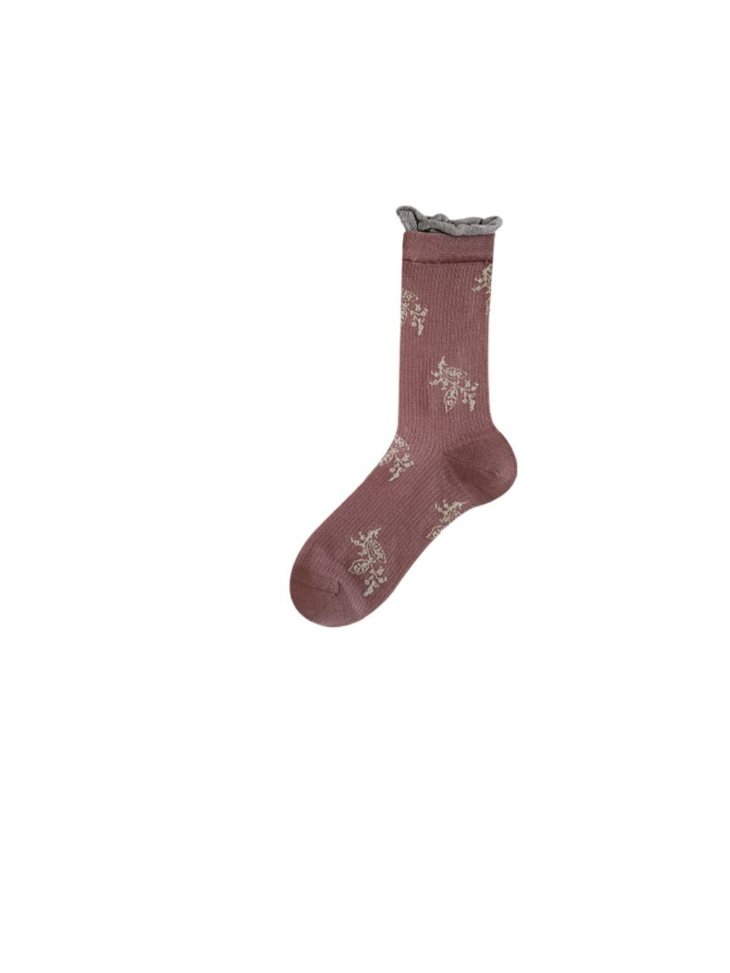 Rufia - Soft Botanical Print Crew Socks product image 2