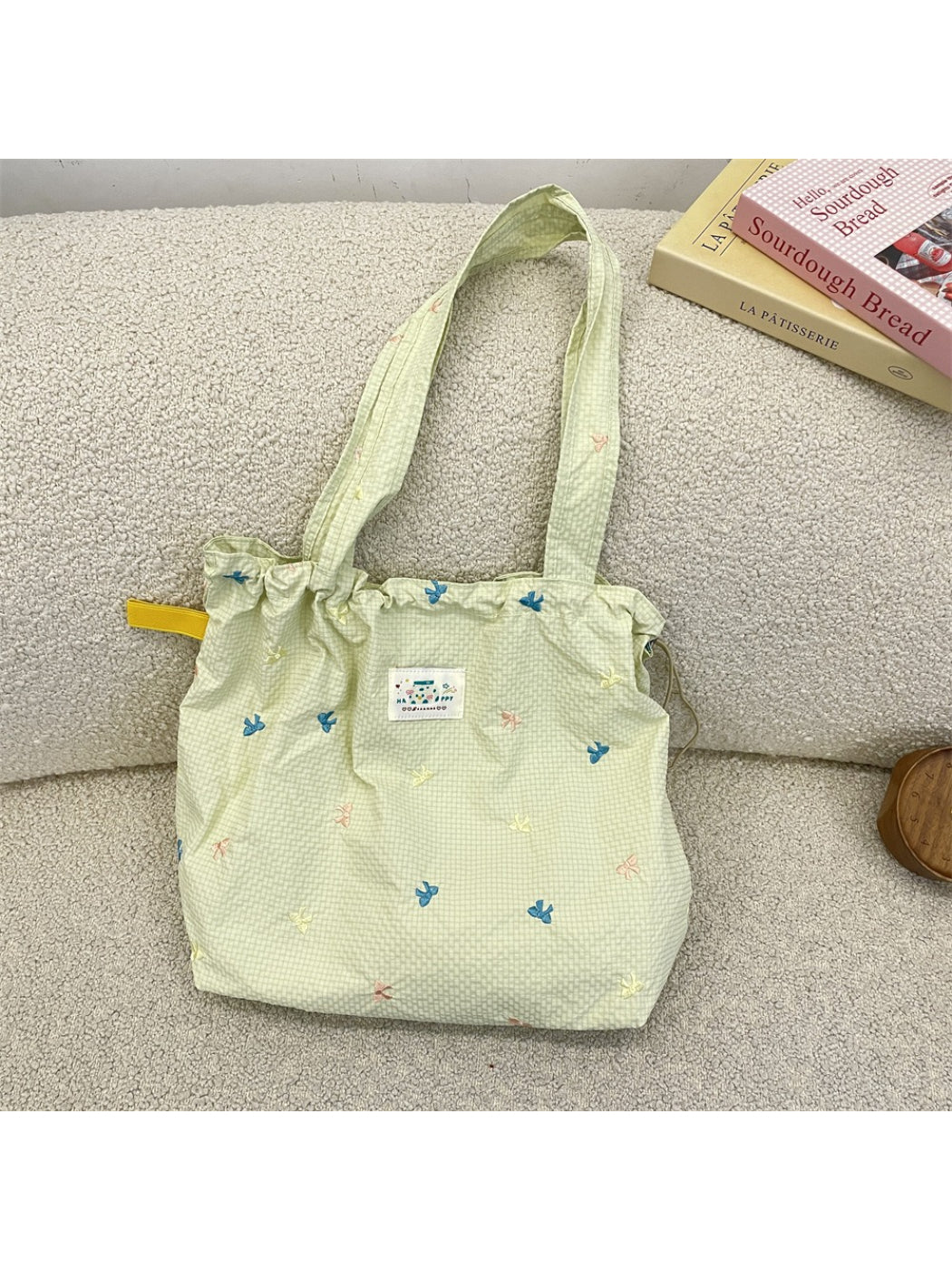 Cosbai - Butterfly Drawstring Shoulder Bag