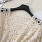 Crosa - Crochet Hollow Out Cardigan for Women