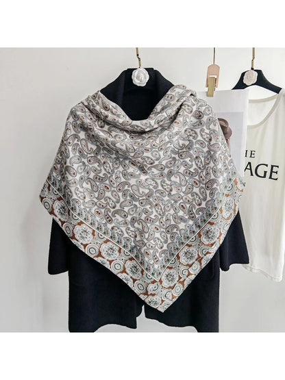 Scarvii - Paisley Woven Square Scarf