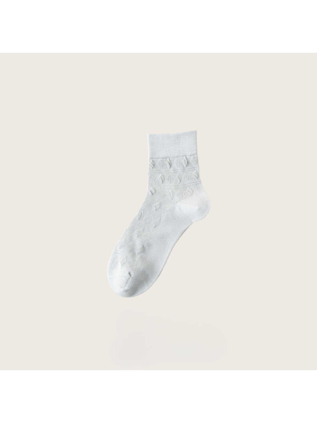 Rufia - Soft Geometric Textured Crew Socks product image 11
