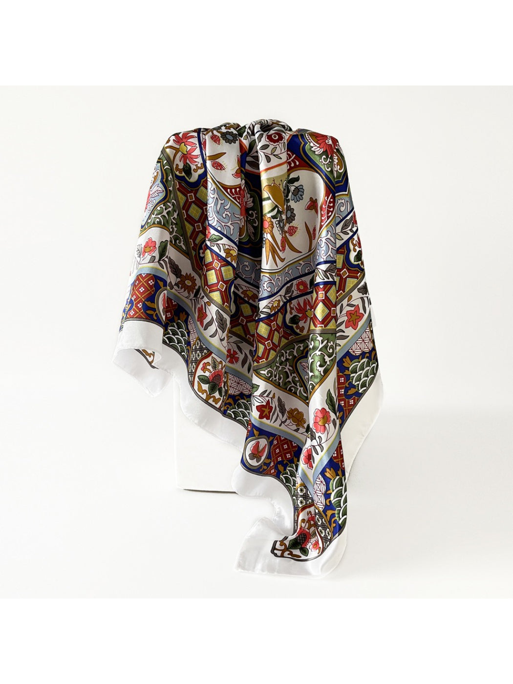 Scarvii - Colorful Mosaic Panel Square Scarf
