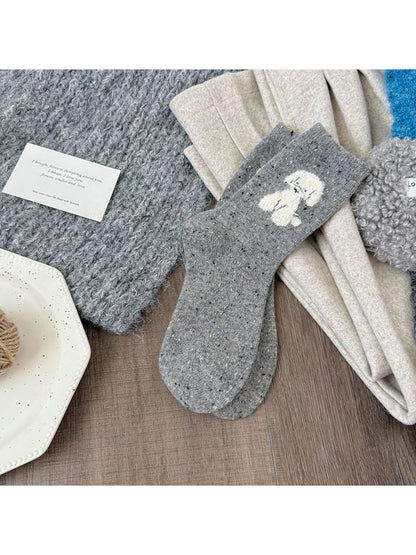 Rufia - Soft Dog Accent Crew Socks