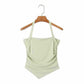 Vesty - Solid Knit Halter Top - Bacis & Sexy
