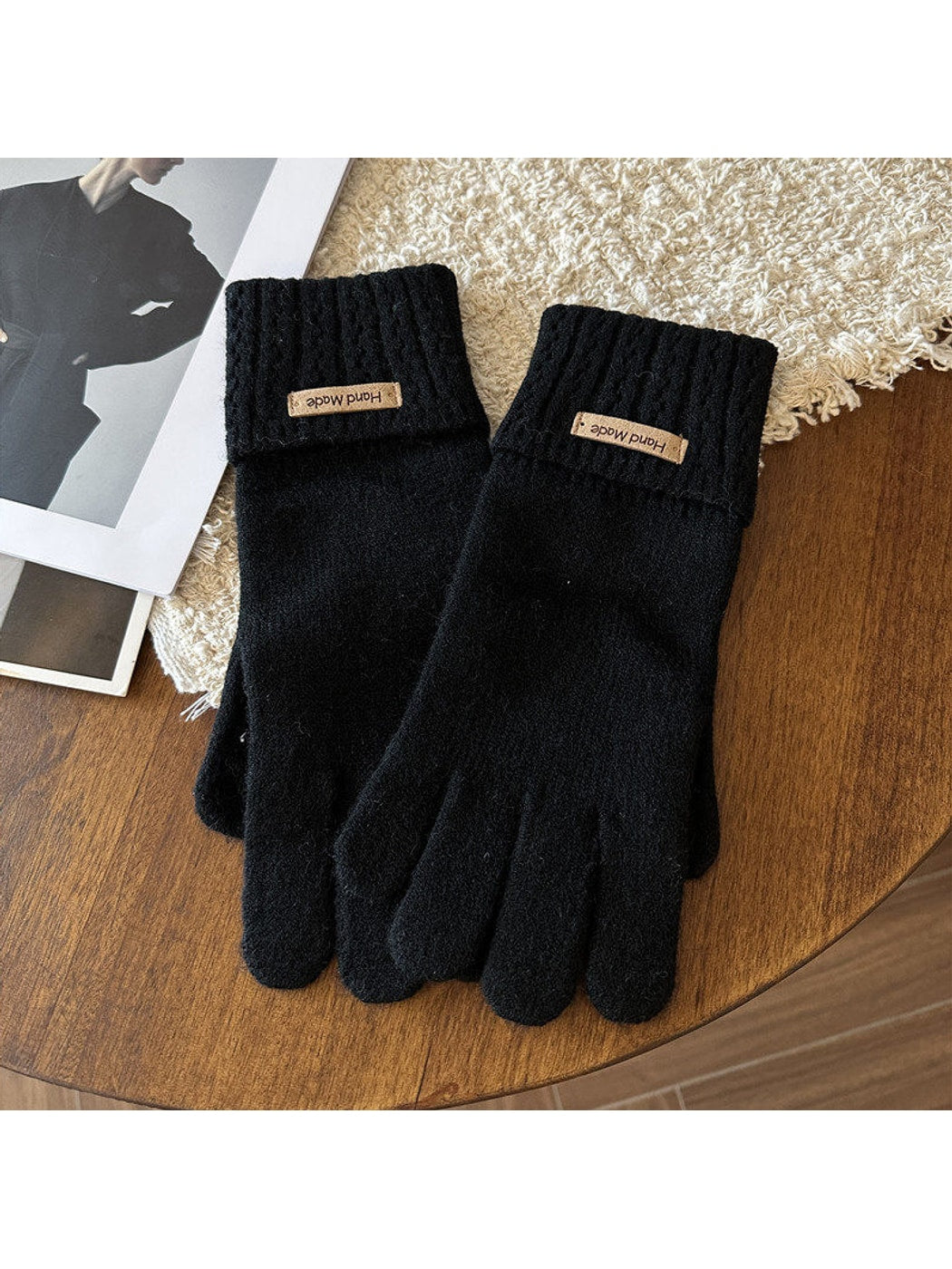 Gloving - Simple Turnback Cuff Women's Winter Gloves
