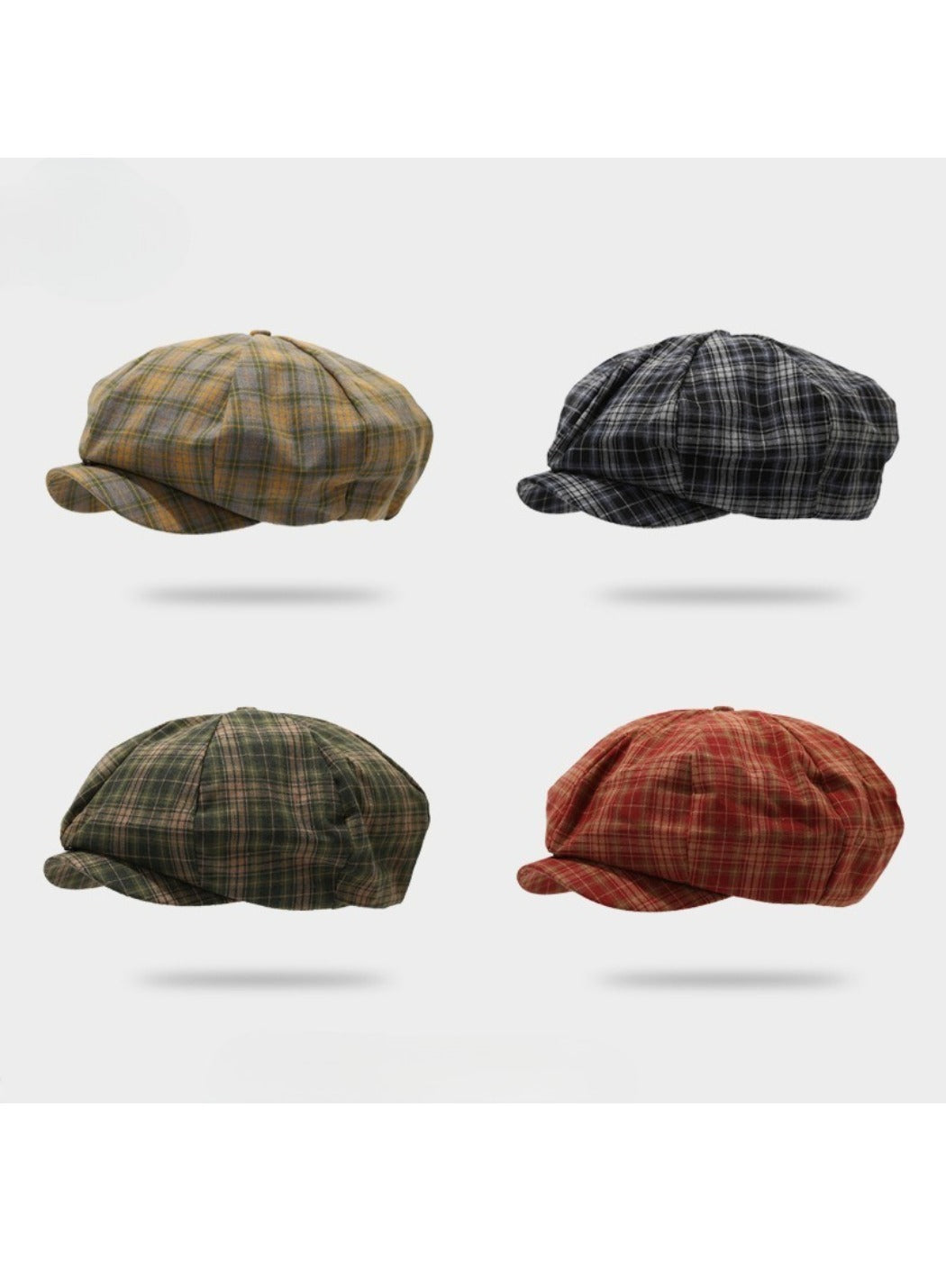 Haila - Plaid Newsboy Cap