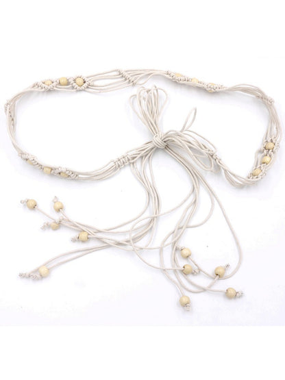 Beco Beaded Rope Tie Waist Belt product shape