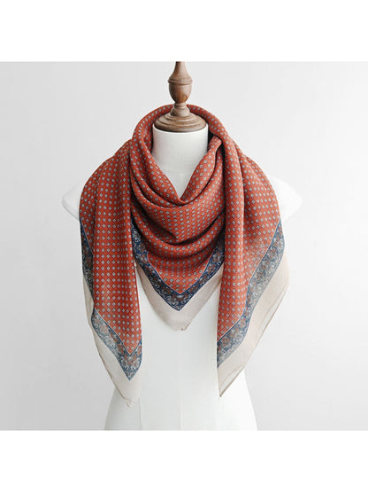 Scarvii Ditsy Geo Square Scarf