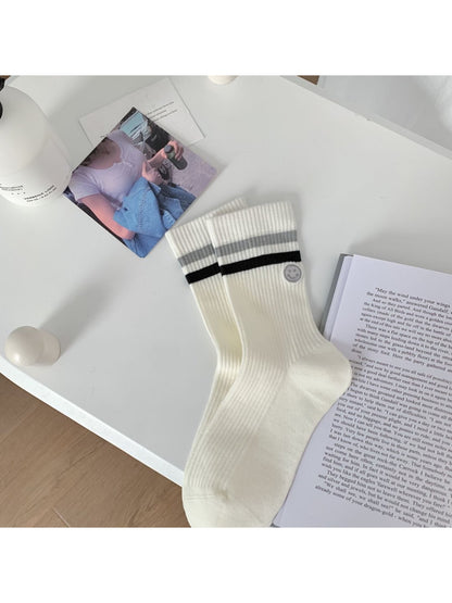 Rufia - Sport Stripe Rib Crew Socks product image 4