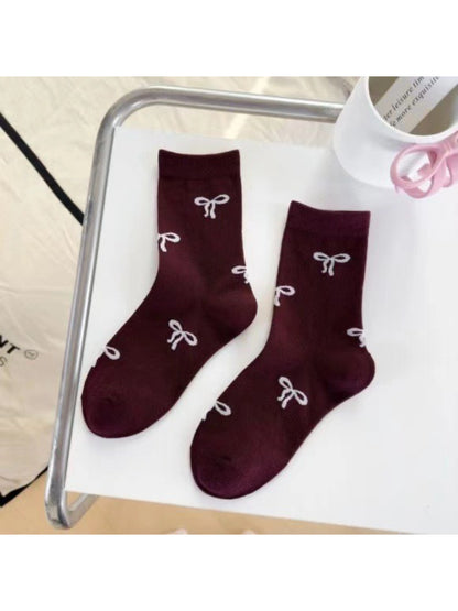Rufia - Ribbon Charm Crew Socks