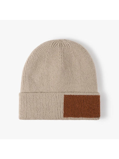 Haila - Colorblock Cuffed Knit Beanie