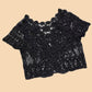 Crosa - Lace Short-Sleeve Cover-Up – Versatile Summer Shawl