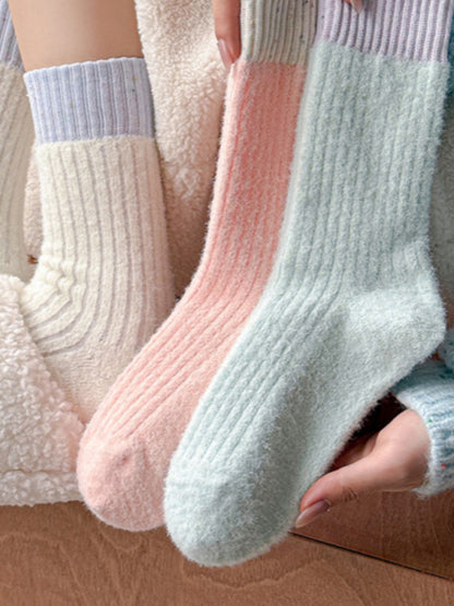 Rufia - Cozy Fleece Winter Quarter-Calf Socks – Warm & Soft