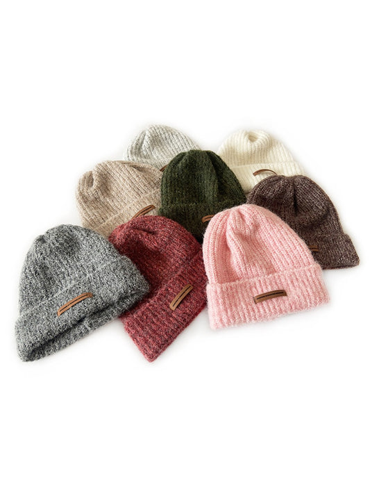 Haila - Unisex Solid Color Knitted Beanie