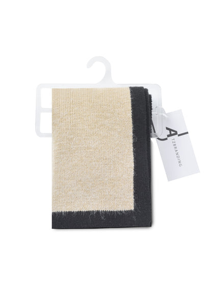 Scarvii - Contrast Knitted Scarf