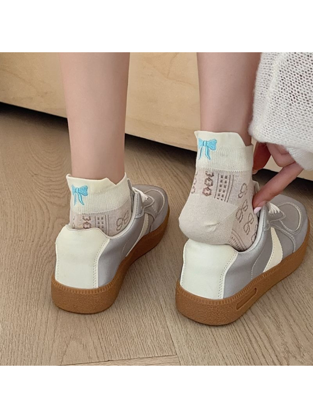 Rufia - Pastel Bow Knit Socks product image 2