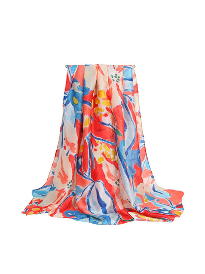 Scarvii - Vibrant Watercolor Printed Fashion Scarf