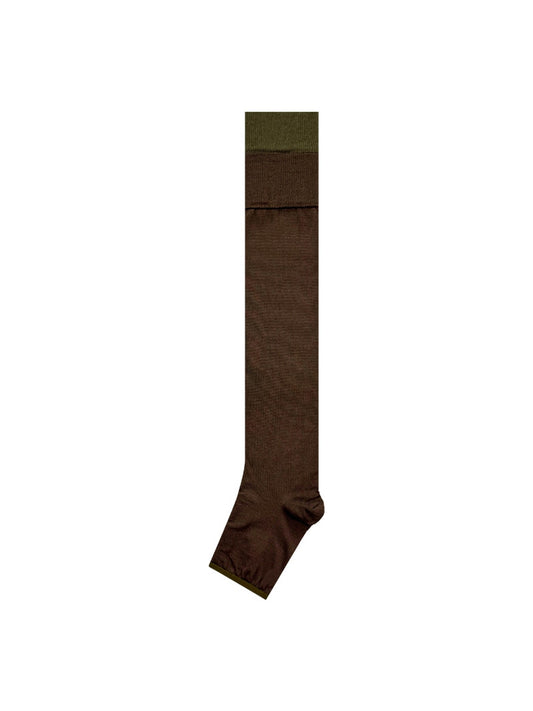Rufia - Color Block Knee High Socks