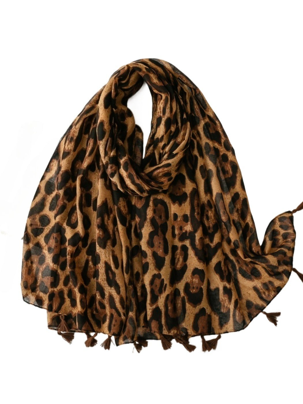 Scarvii - Leopard Print Fashion Scarf