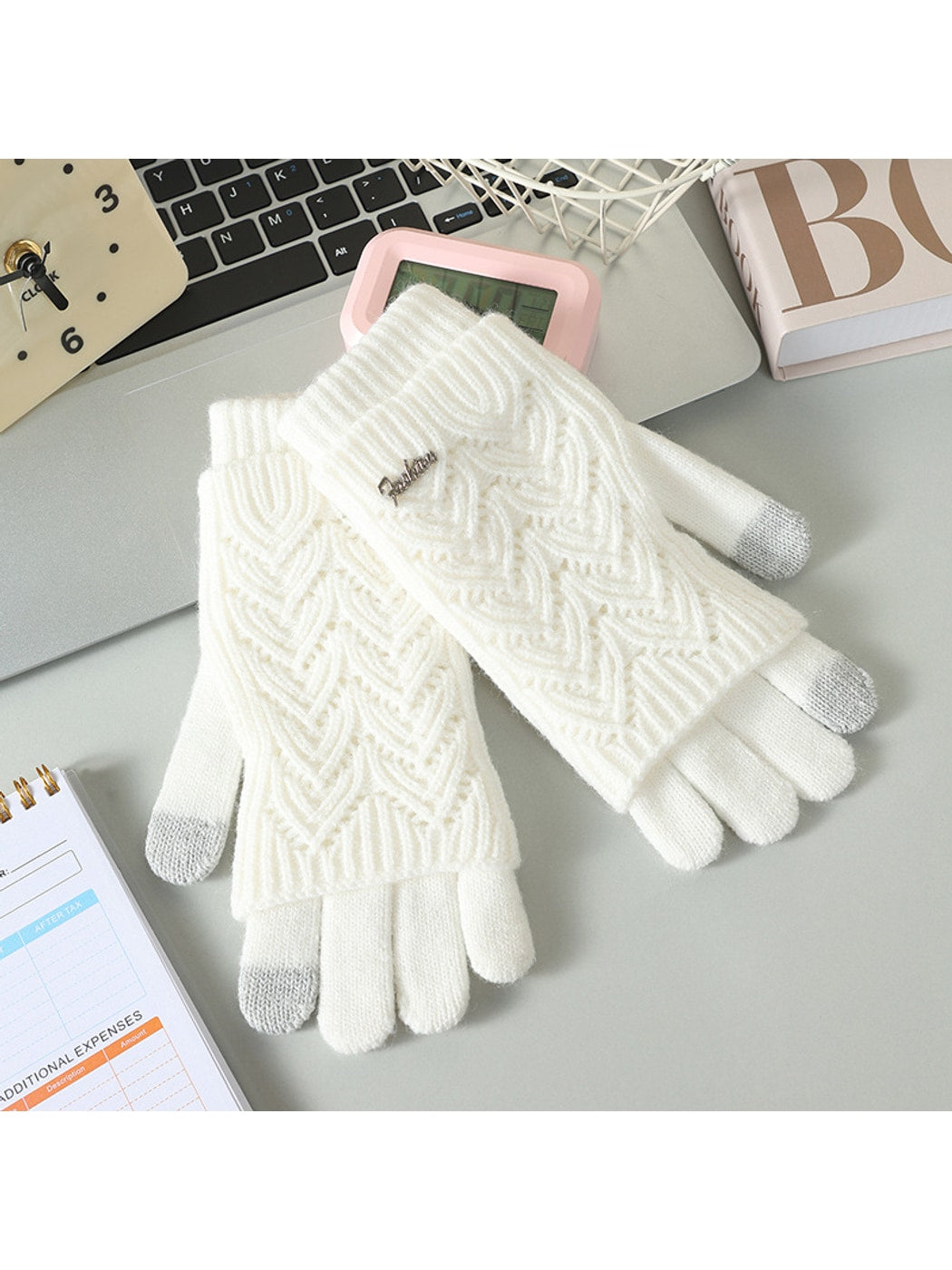 Gloving - Women's Layered Touchscreen Knit Gloves