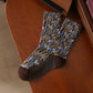 Rufia - 3D Floral Mid-Calf Socks