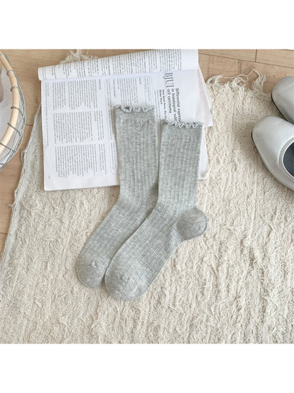 Close-up of Rufia sock heel and toe area showing quality stitching and fabric