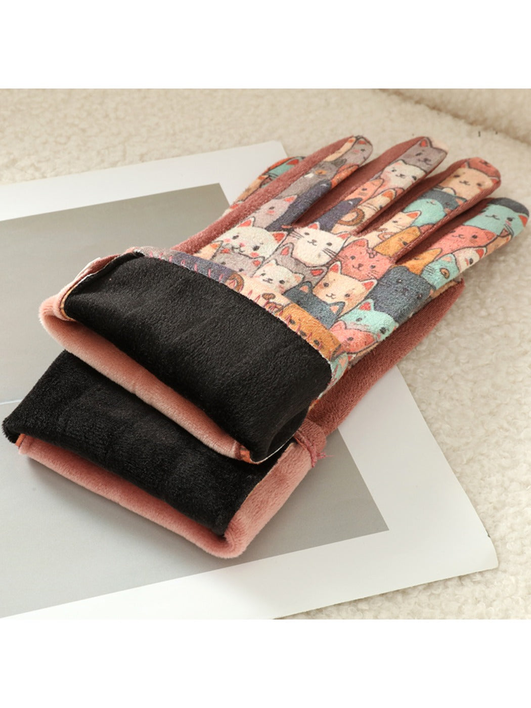 Gloving – 3D Cat Print Touchscreen Winter Gloves